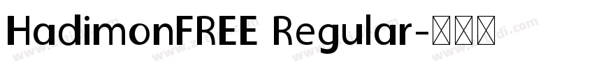 HadimonFREE Regular字体转换